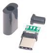 Ficha Conector Usb Tipo C Macho Con Capuchon