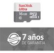 Memoria Micro Sd 16gb Sandisk Ultra Clase 10 Full Hd 80mb/s