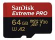 Micro Sd Sandisk Extreme Pro 64gb 4k 170mb/s U3 A2 C10 V30