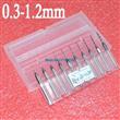 10 Micro Mechas De Carburo 0.3 A 1.2mm Para Cnc Pcb Dremel