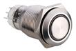 Boton Pulsador Momentaneo Metal Led 12v Aprueba De Agua 16mm