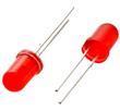 Diodo Led Rojo 5mm Redondos Alto Brillo X Unidad 2 Patas