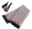 Pack 40 Cables Para Protoboard Hembra Hembra Arduino Dupont