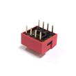 Interruptor Dip Switch 4 Posiciones 2.5mm 10A Rojo