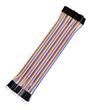 Pack 40 Cables Protoboard Macho Hembra 30cm Arduino Dupont