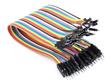 Pack 40 Cables Protoboard Macho Macho 10cm Arduino Dupont