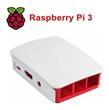 Gabinete Original Raspberry Blanco Y Rojo Pi 2b Pi 3b Pi 3b+