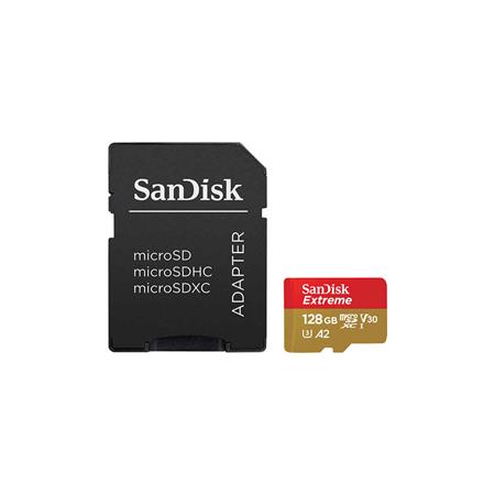 Memoria Micro Sd 128gb Sandisk Extreme C/10 100mb/s U3 A1 4k