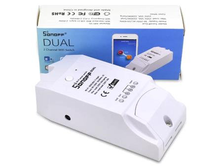 Sonoff Dual 2ch Wifi Interruptor Inalambrico Switch 2canales