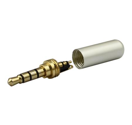 Ficha Mini plug 3.5 mm 4 Secciones Ideal Auricular Microfono