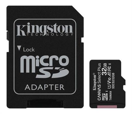 Memoria Micro Sd Kingston 32gb Clase 10 Canvas Select 100mb/s