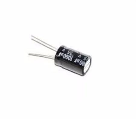 Pack X 10 Condensador Electrolitico 100 Uf 35 V De 6 X 12mm