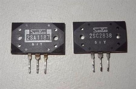 2sa1187 2s A1187 2sc2838 2s C2838 Pares Pnp Transistores