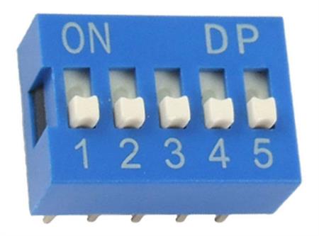 Dip Switch Micro Llave 5 Posiciones 5p Arduino Raspi