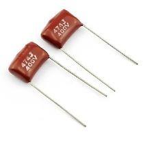 Pack X 5 Capacitor Cbb22 400v 474 470nf 0.47uf 470k