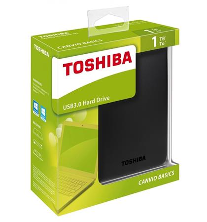 Disco duro externo Toshiba Canvio Basics HDTB410XK3AA 1TB