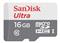 Memoria Micro Sd 16gb Sandisk Ultra Clase 10 Full Hd 80mb/s