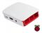 Gabinete Original Raspberry Blanco Y Rojo Pi 2b Pi 3b Pi 3b+